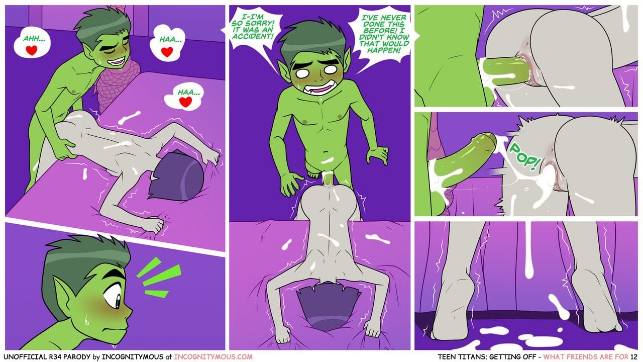 See teen titans have sex naked