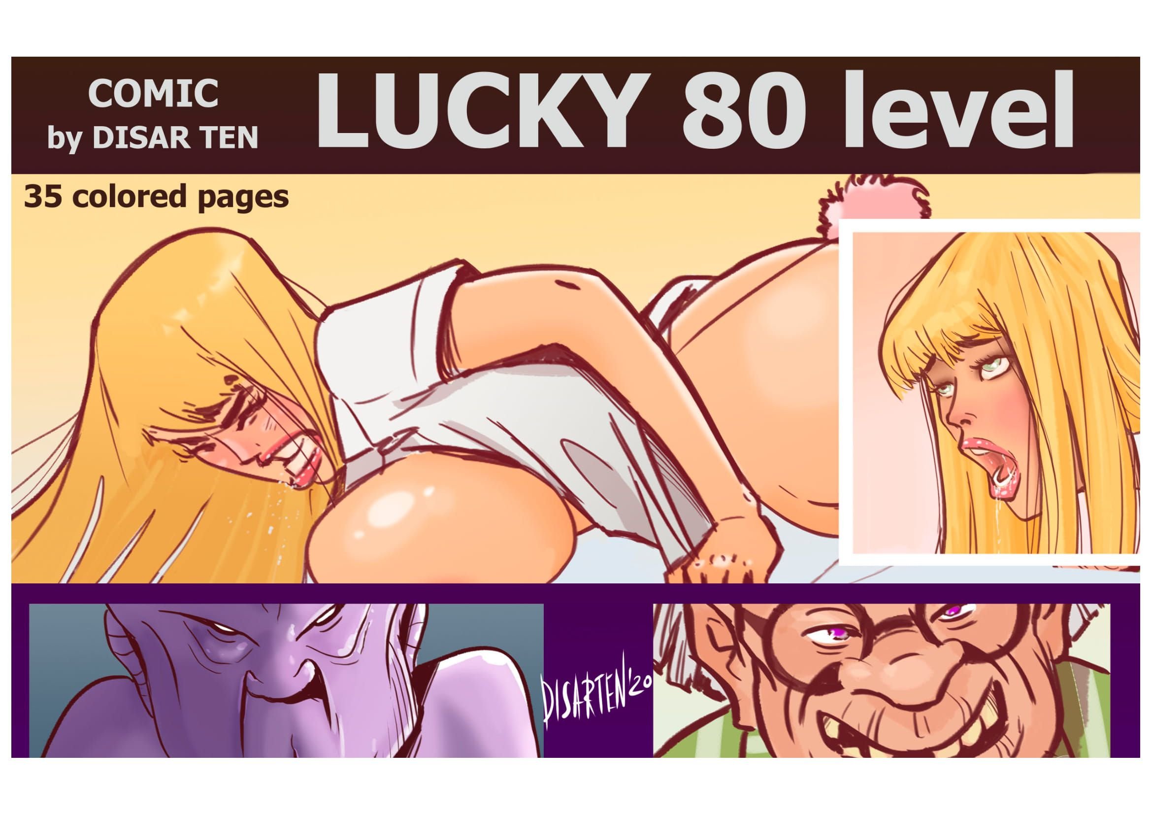 Lucky 80 Level [Disarten] Porn Comic - AllPornComic