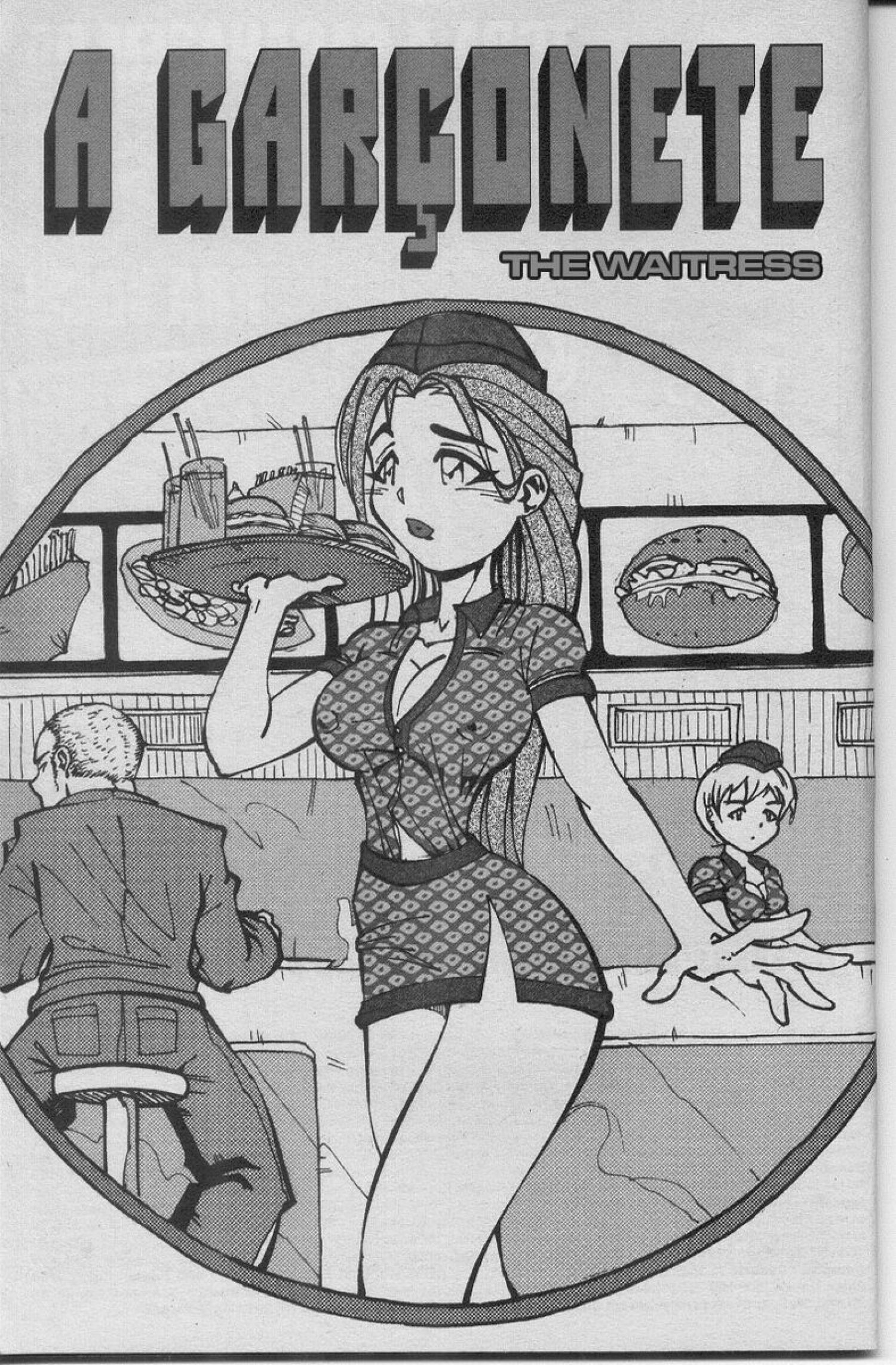 Comic porn boy waitress