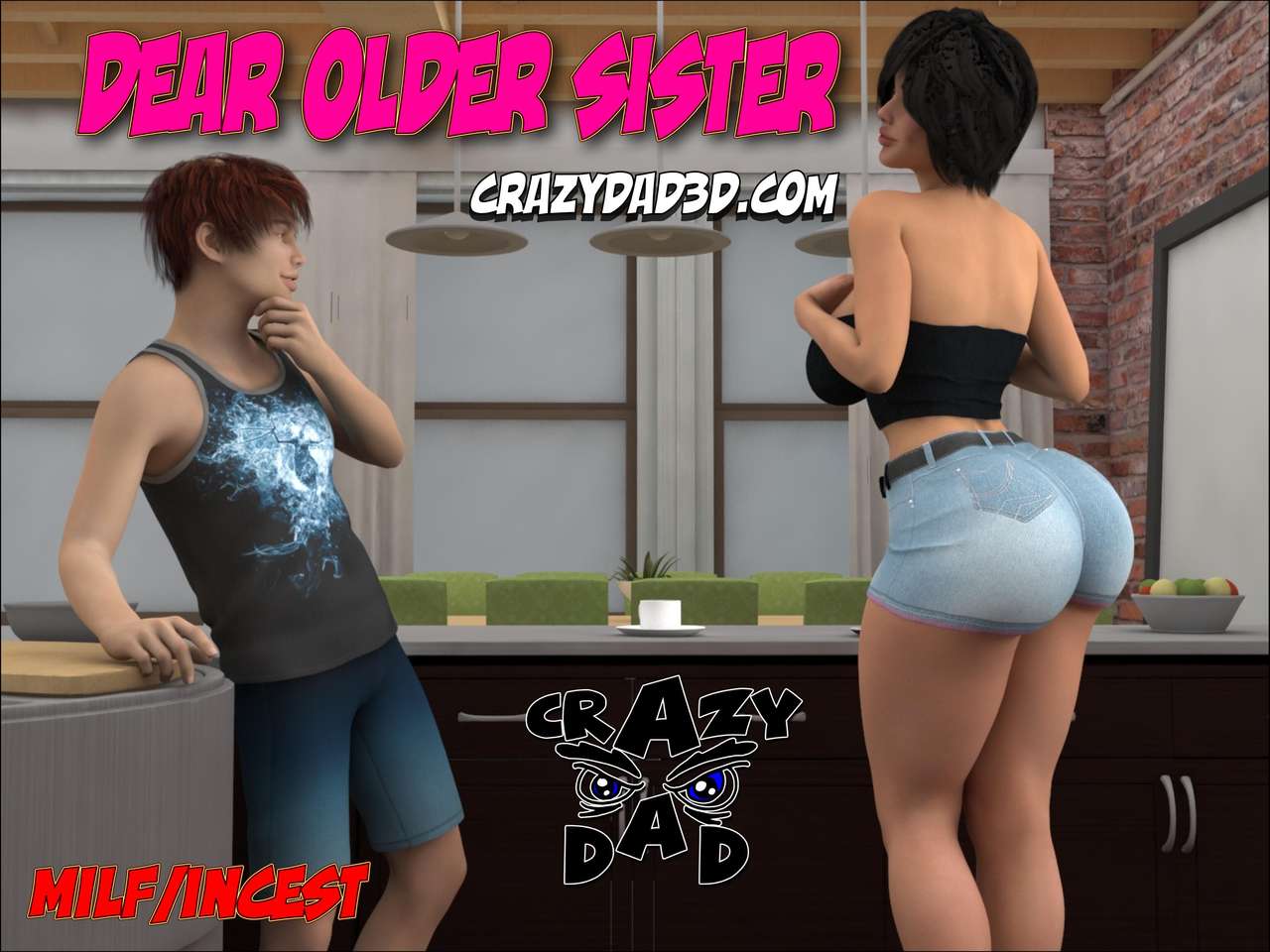 1280px x 960px - Dear Older Sister [CrazyDad3D] Porn Comic - AllPornComic