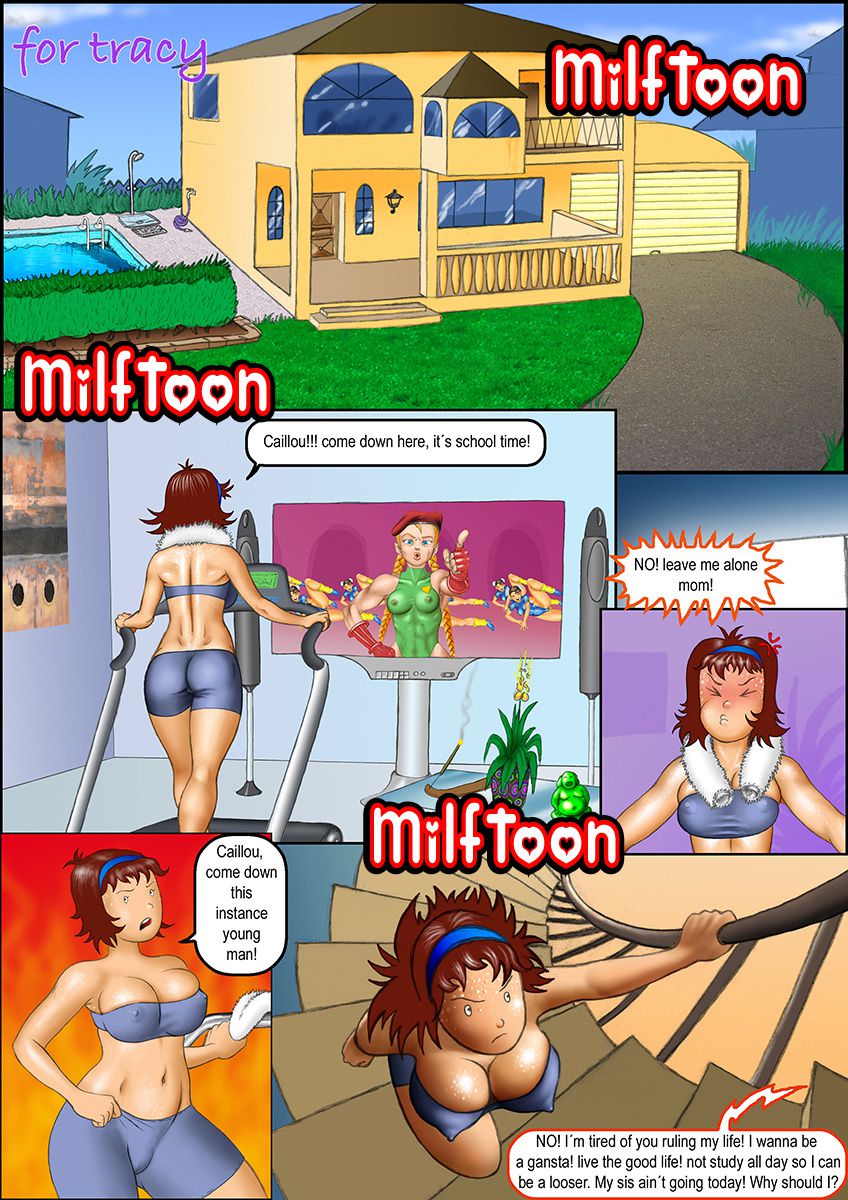 A MILFToon mother son incest comic. 
