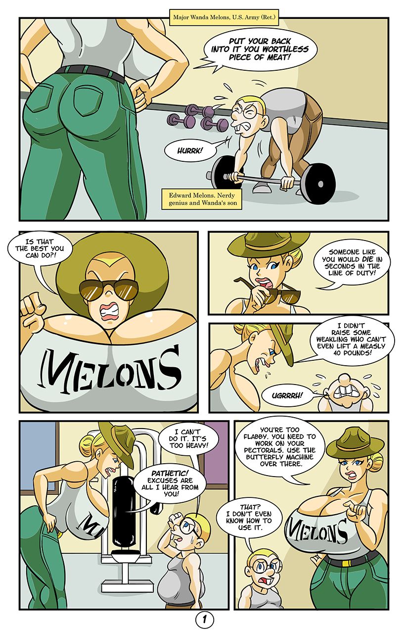 Big melons comic porn