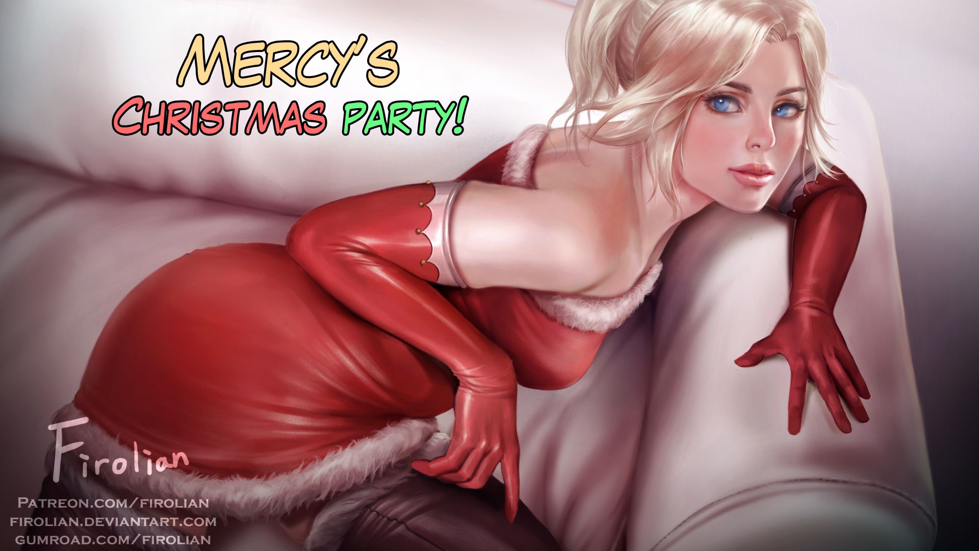 Mercy mery christmas porn comic
