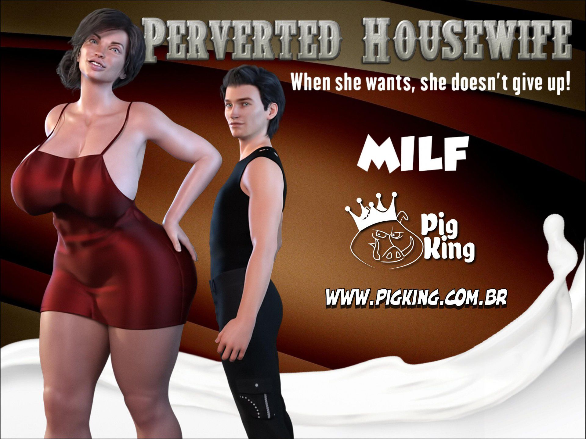 Perverted Housewife - Rachel PigKing Porn Comic