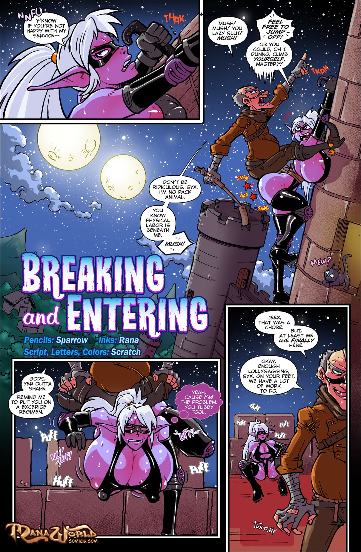 Breaking and entering furry porn comic