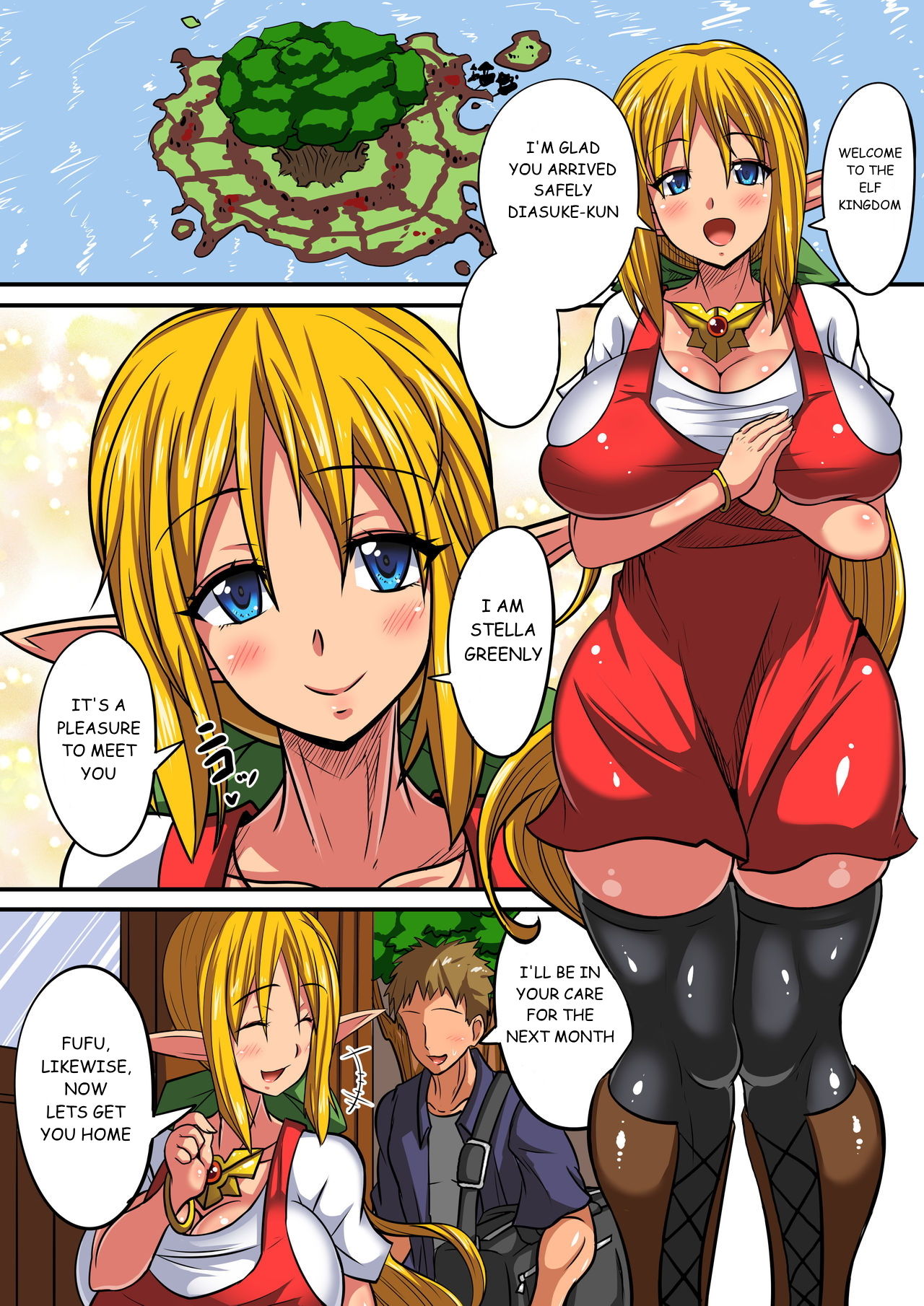 Hentai elf.comic