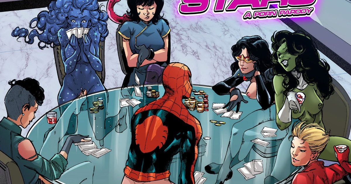 (Spider-Man , The Avengers) Tracy Scops - 1 . A-Force Strip Poker Stars - C...