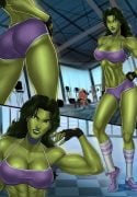 She-Hulk Workout (Savage She-Hulk) [SunSetRiders7 , GunSmoke]
