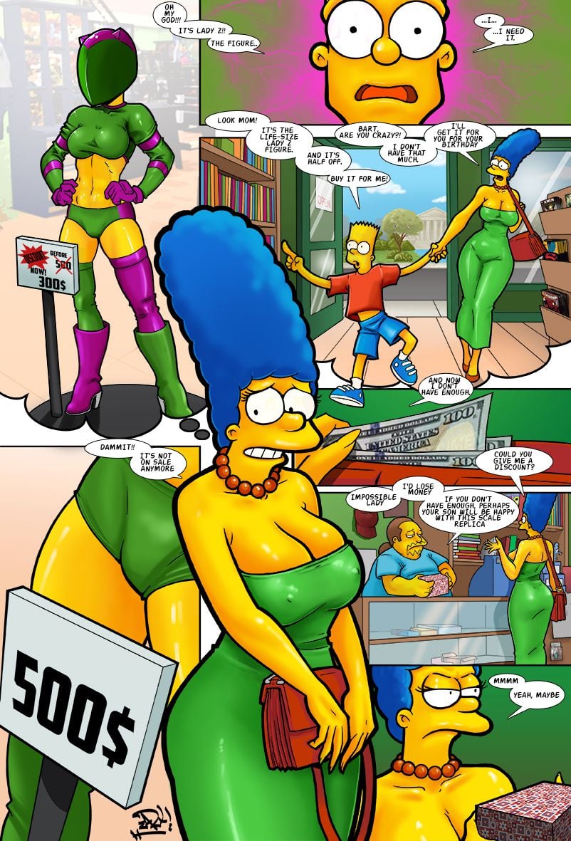Xxx Cartoon Gifts - The Gift (The Simpsons) [Zarx] Porn Comic - AllPornComic