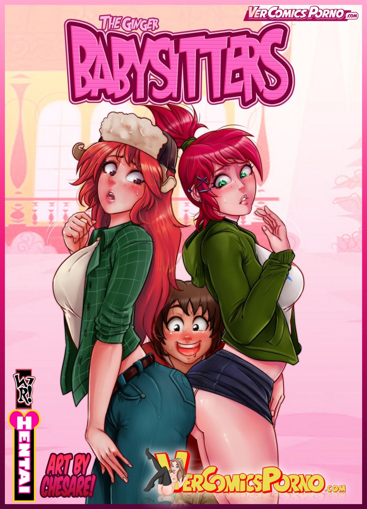 Red headed family porn comic