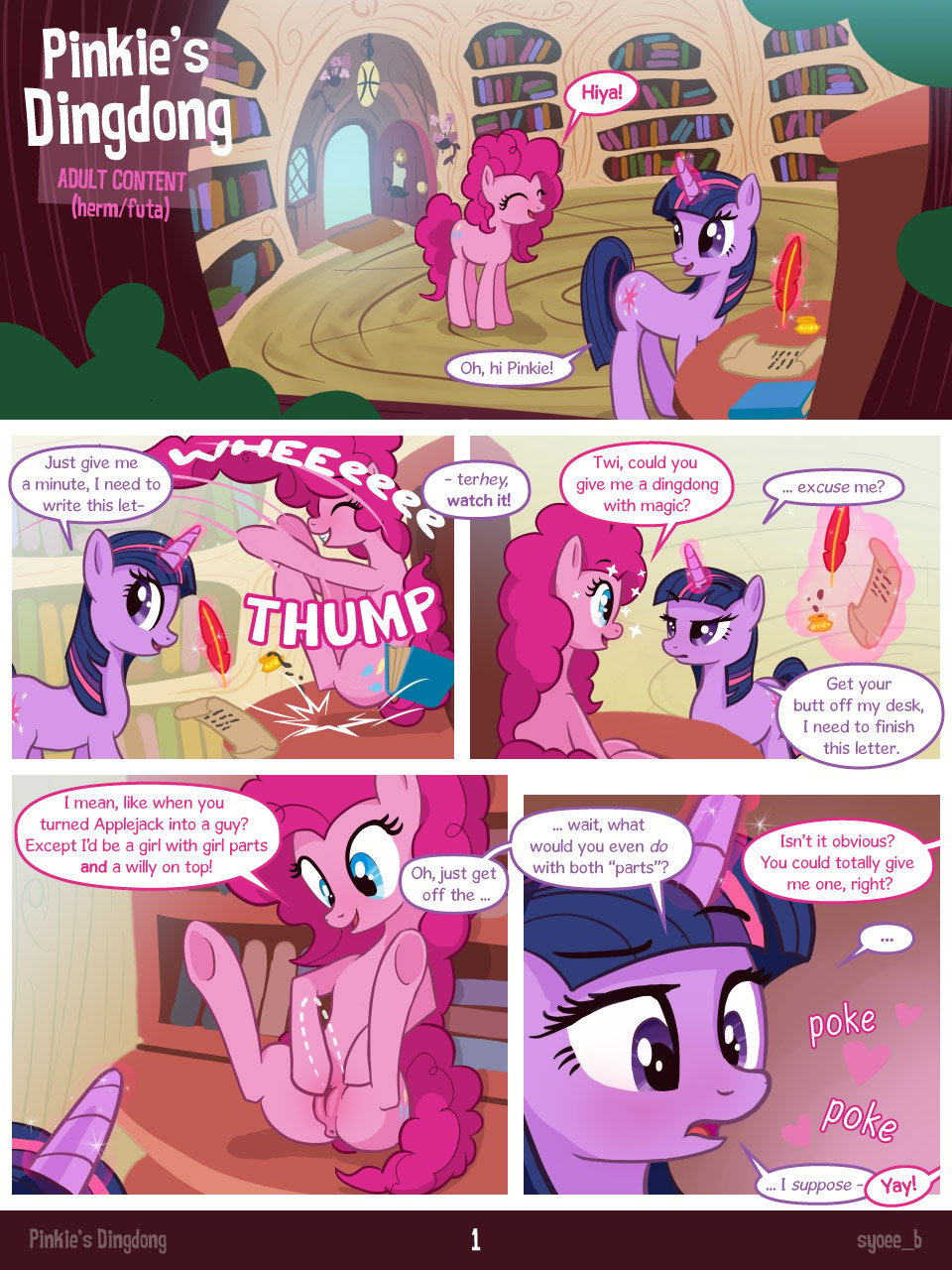 960px x 1280px - Pinkie's Dingdong (My Little Pony - Friendship Is Magic) [Syoee_B] Porn  Comic - AllPornComic