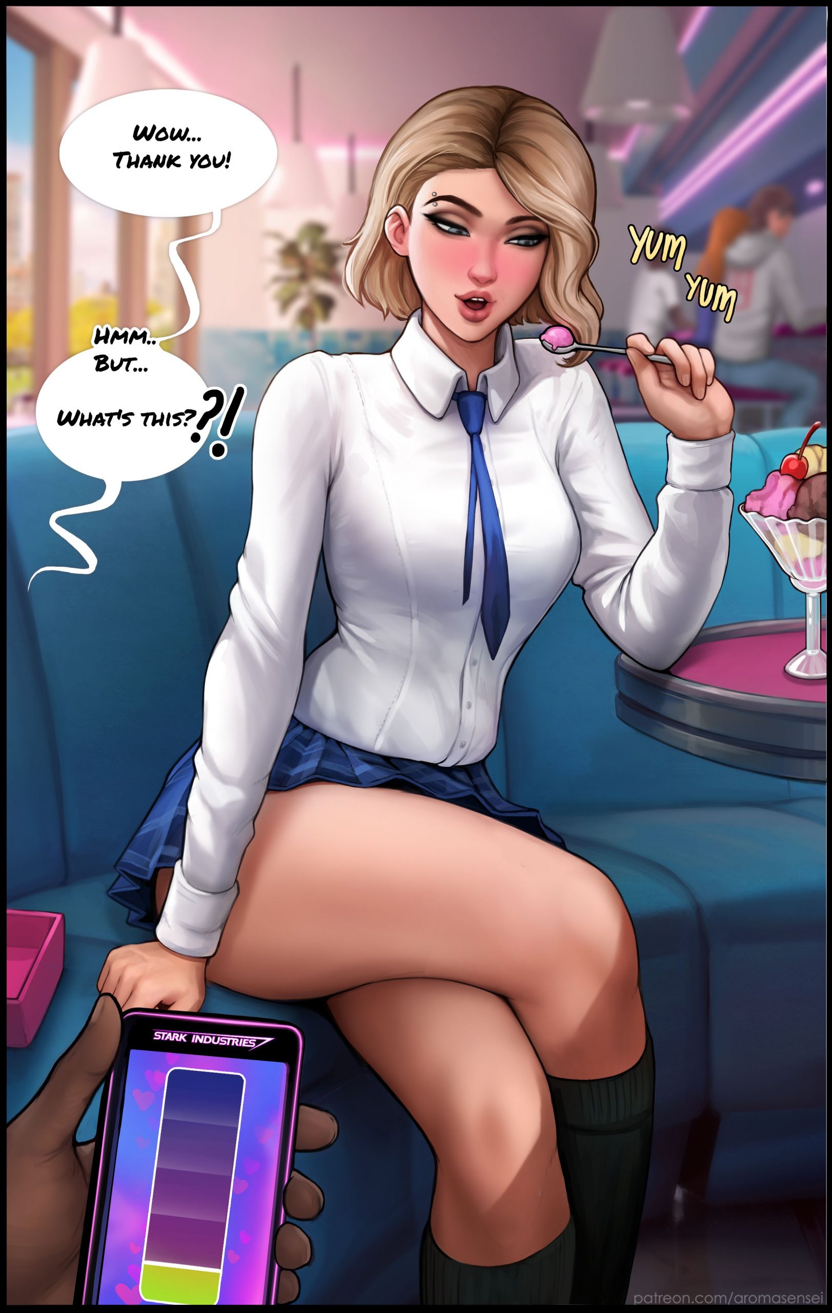 Gwen stacy futa porn comic