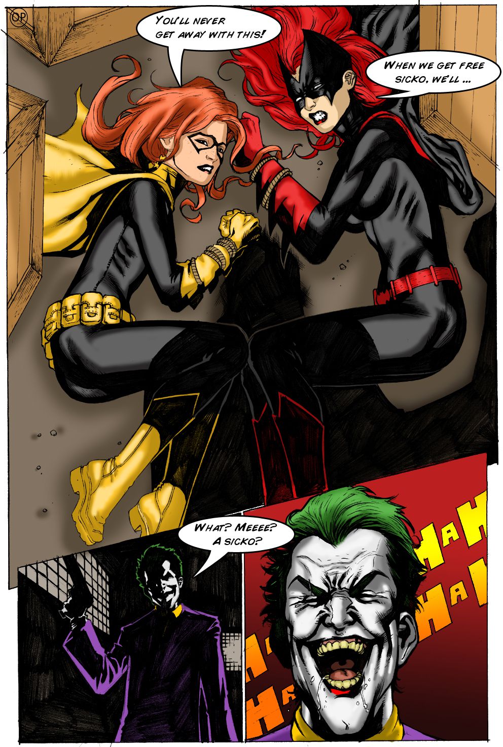 Batman catwoman joker 3d porn comic