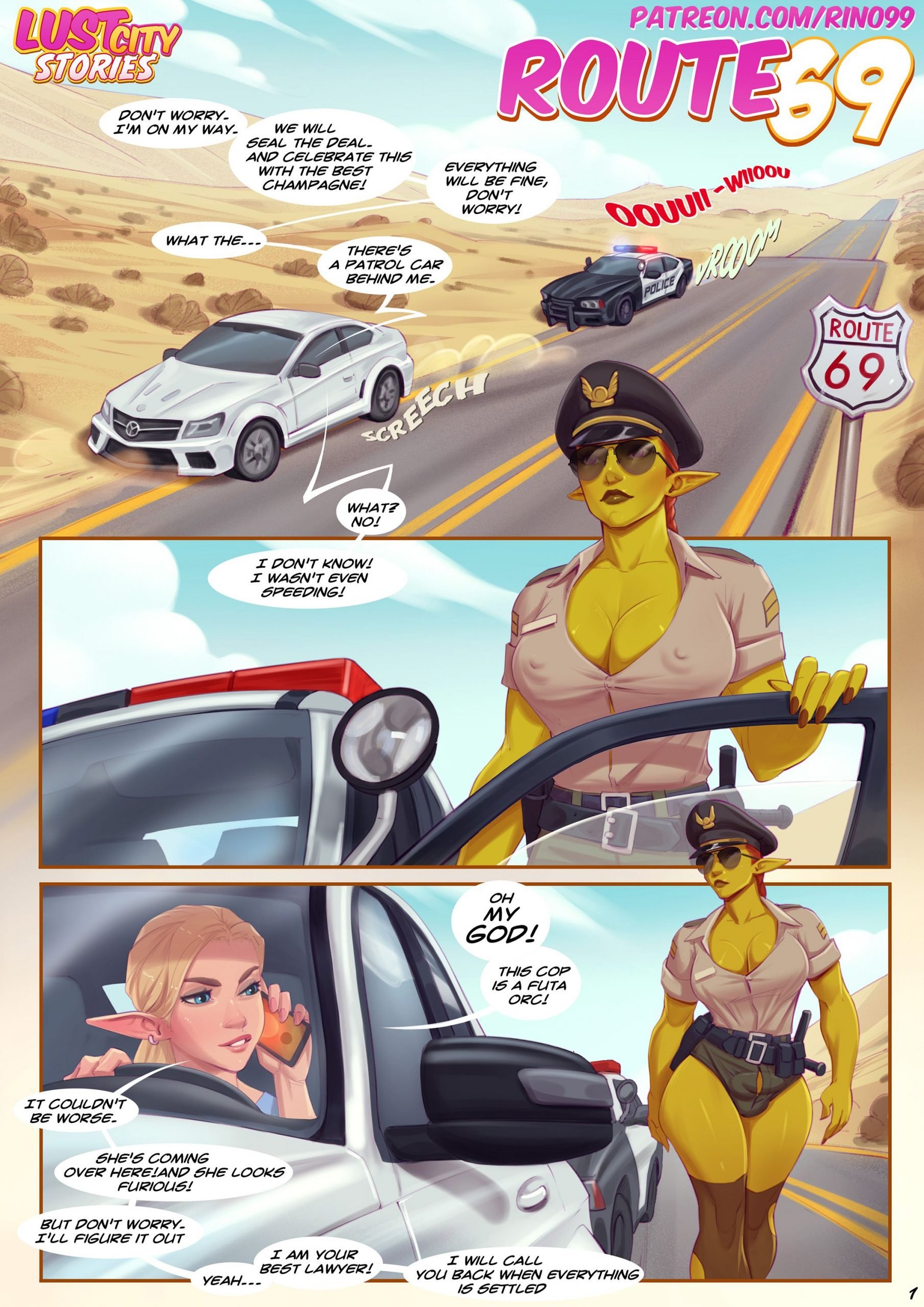 69kiwi - Route 69 [Rino99] Porn Comic - AllPornComic