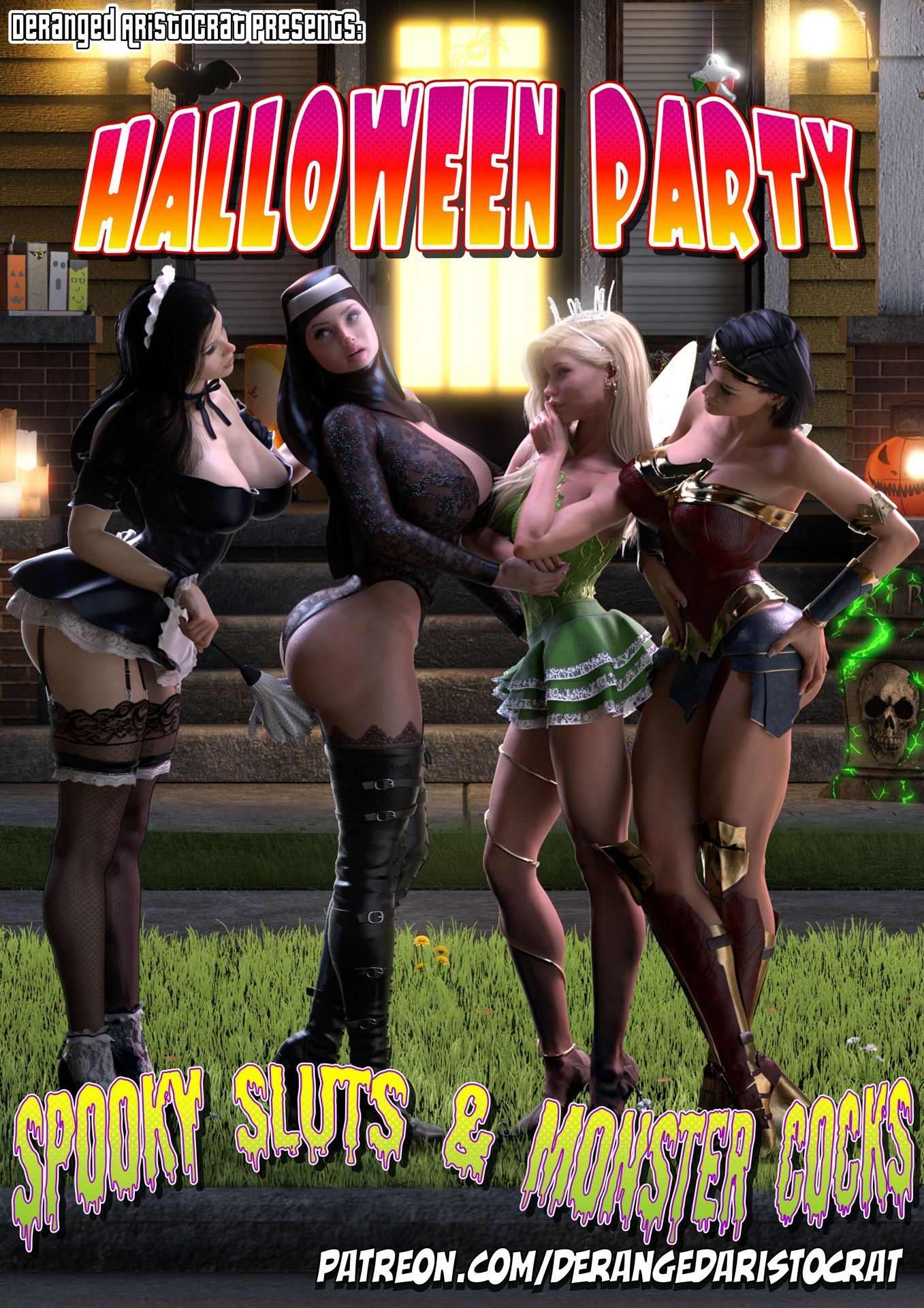 Halloween Party [Deranged Aristocrat] Porn Comic - AllPornComic
