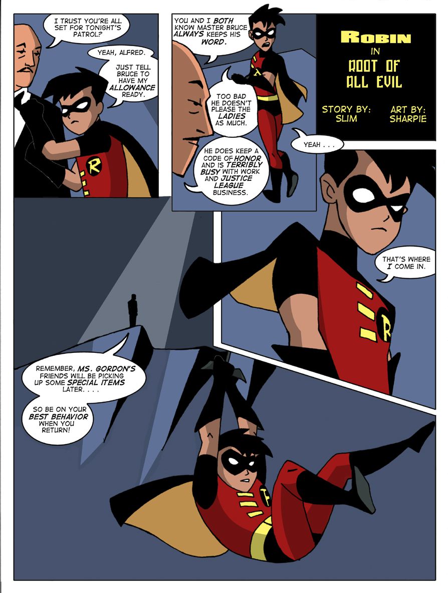 Batman and robin porn comic