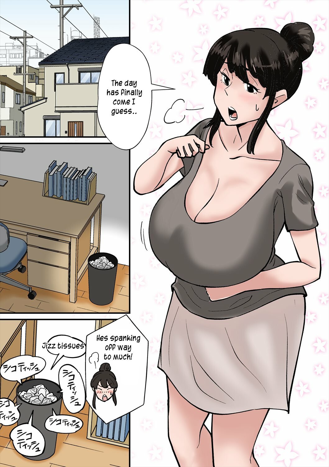 Mom is crazy for her sons cock! Nobishiro Porn Comic pic