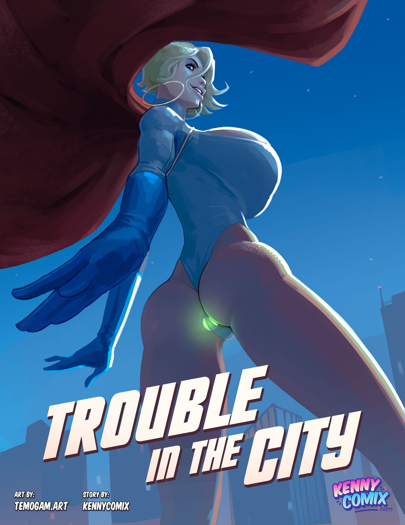 Power Girl Lesbian Hentai - Power Girl: Trouble in the City [KennyComix , Temogam] Porn Comic -  AllPornComic