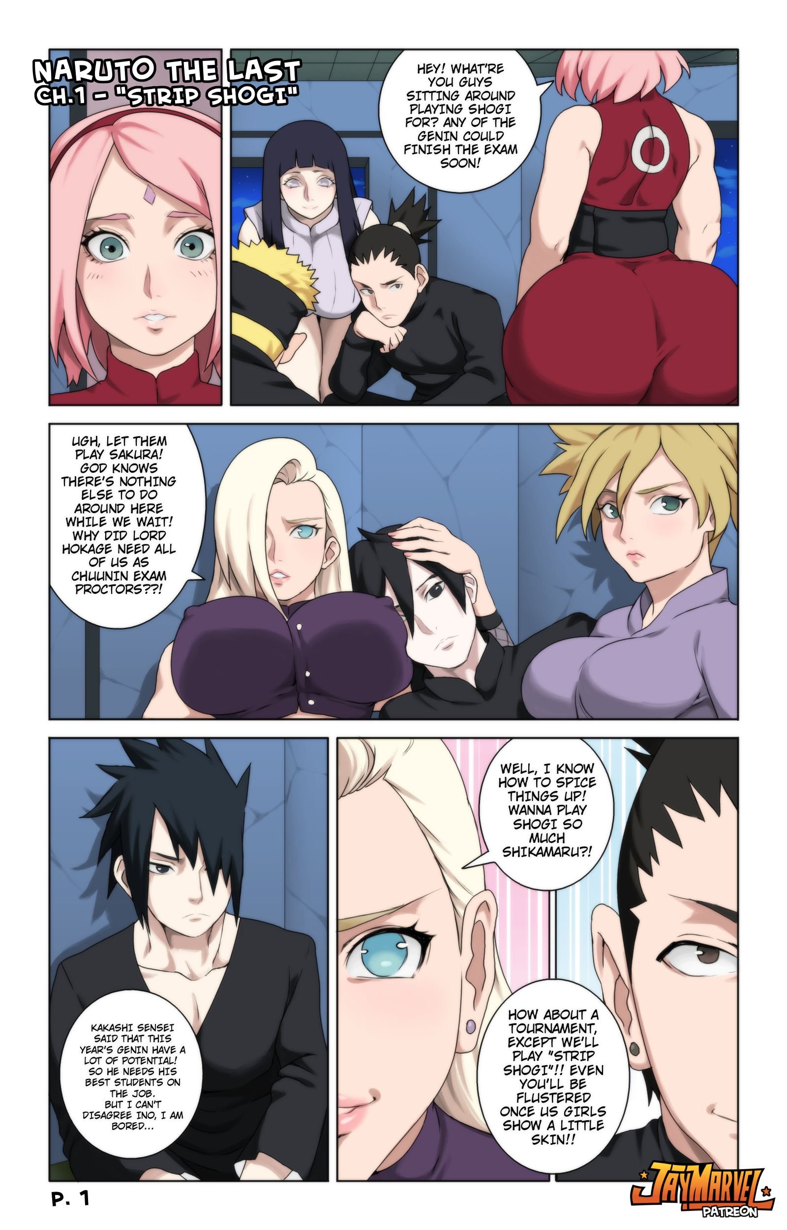 Sasuke and sakura comic porn scene