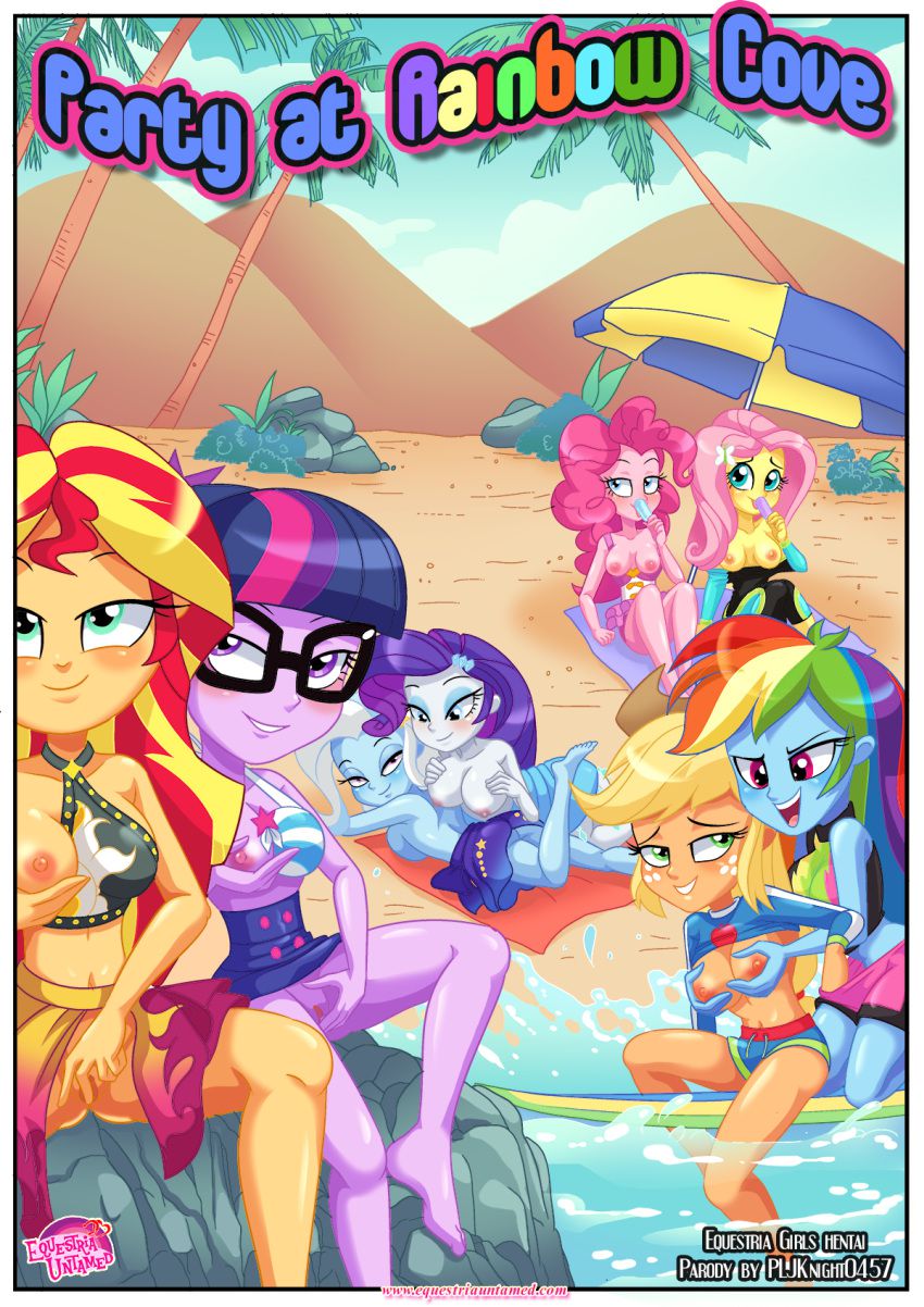 Party at Rainbow Cover (My Little Pony - Equestria Girls) [Palcomix] Porn  Comic - AllPornComic