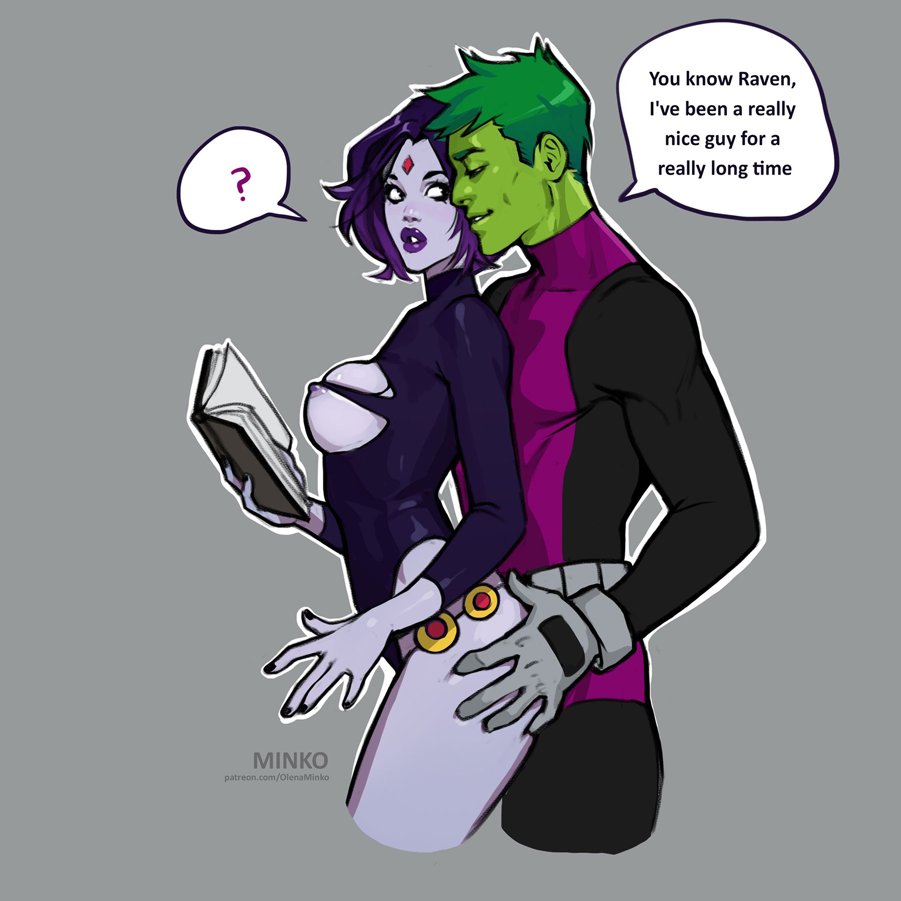 Beastboy and raven porn