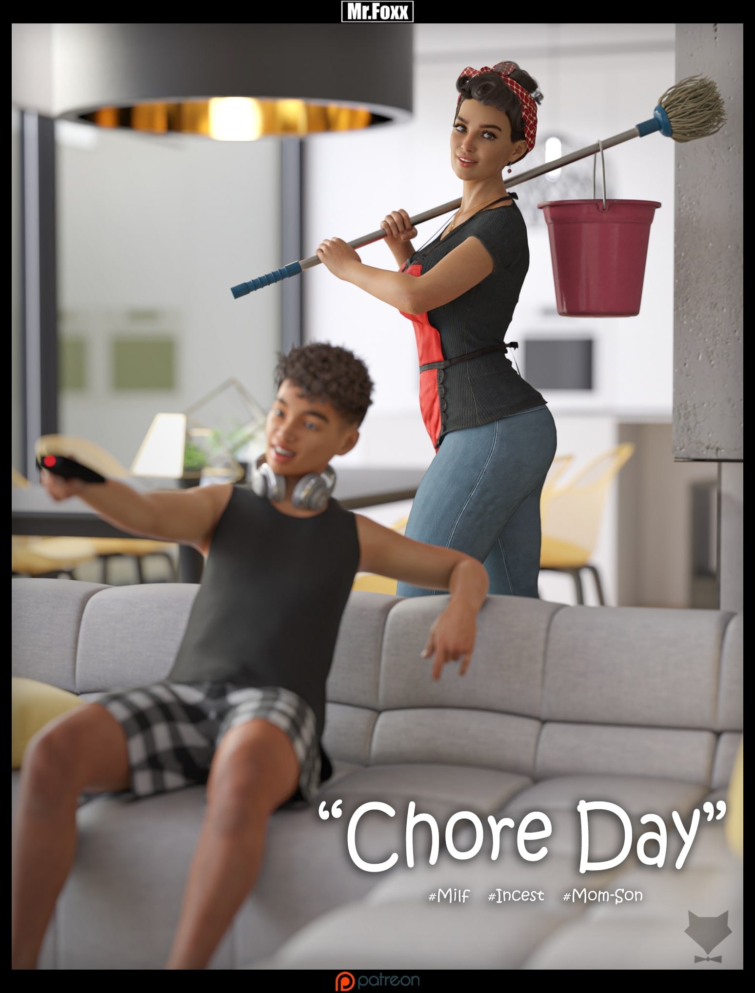 Chore Day Mr.FOXX Porn Comic