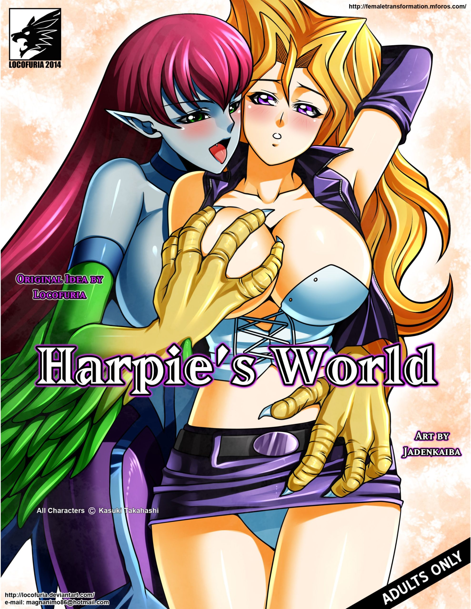 Harpies World (Yu-Gi-Oh!) JadenKaiba Porn Comic