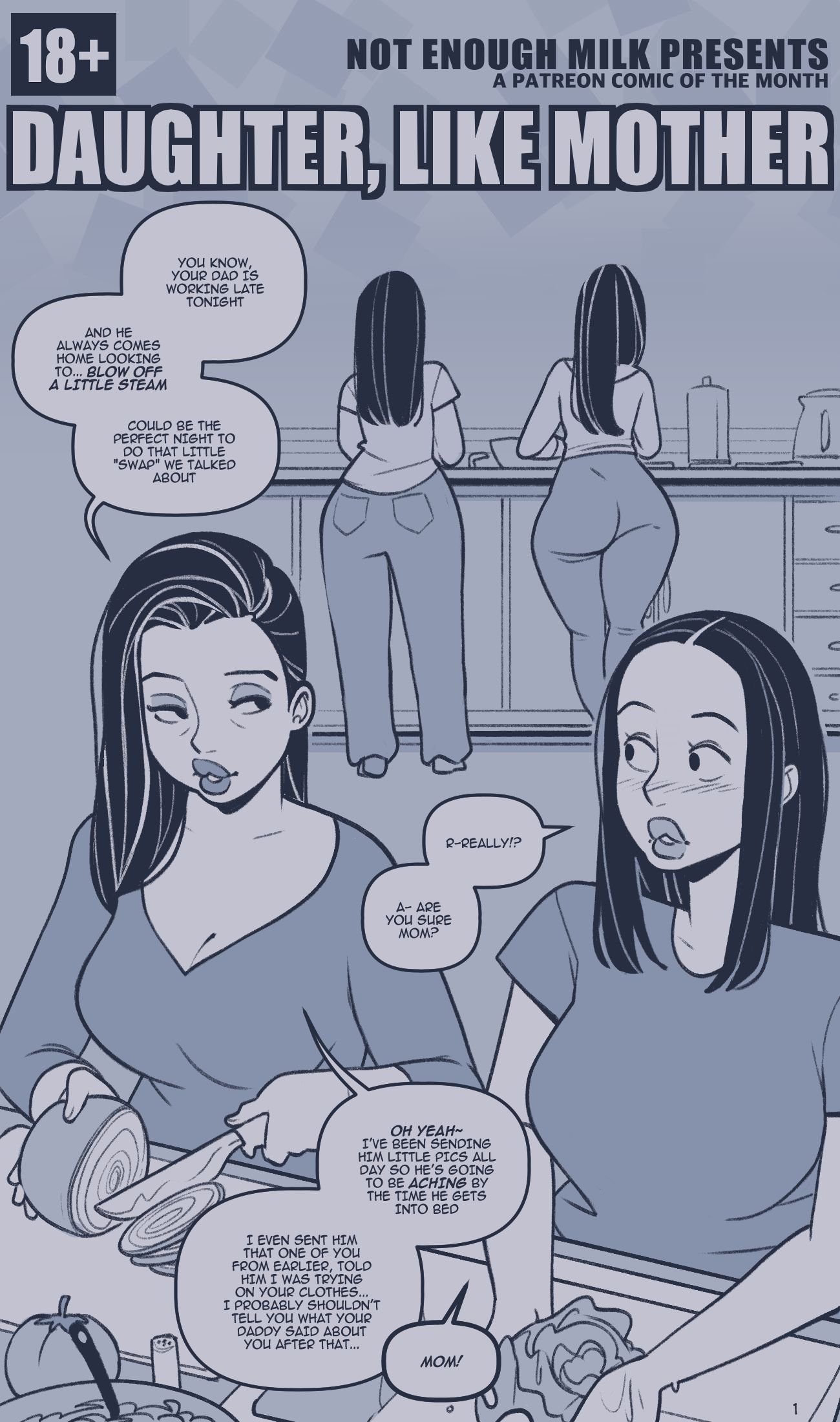 Daughter, Like Mother NotEnoughMilk Porn Comic pic