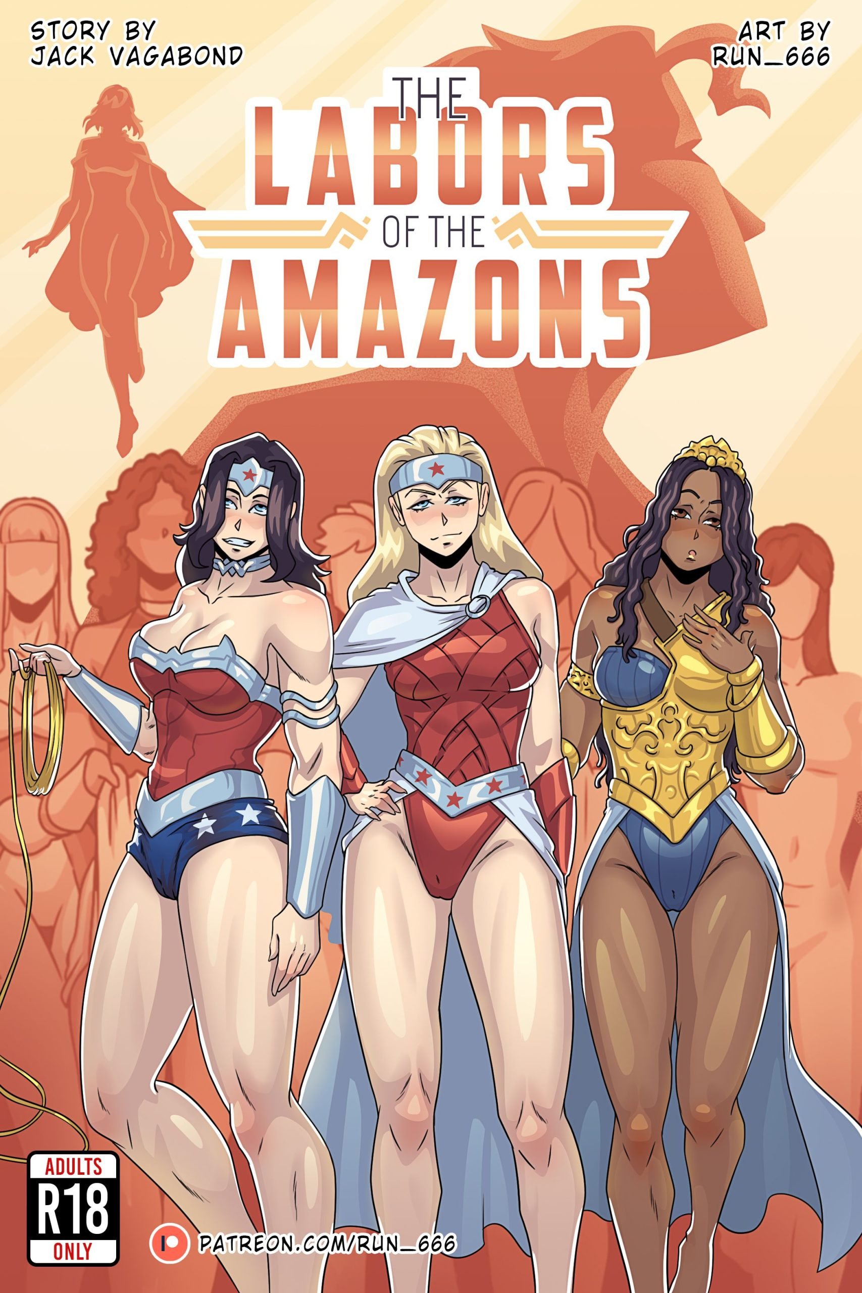 The Labors of the Amazons (Wonder Woman) Run 666 Porn Comic photo