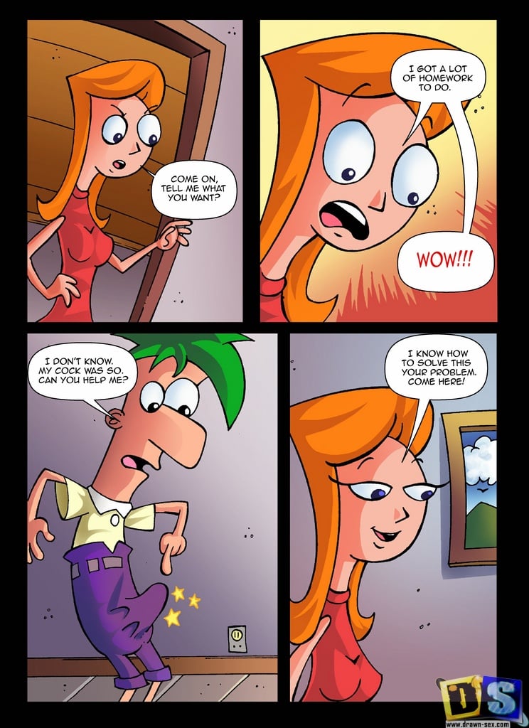 Phineas And Ferb Fucking Sister Porn - Phineas and Ferb [Drawn-Sex] Porn Comic - AllPornComic