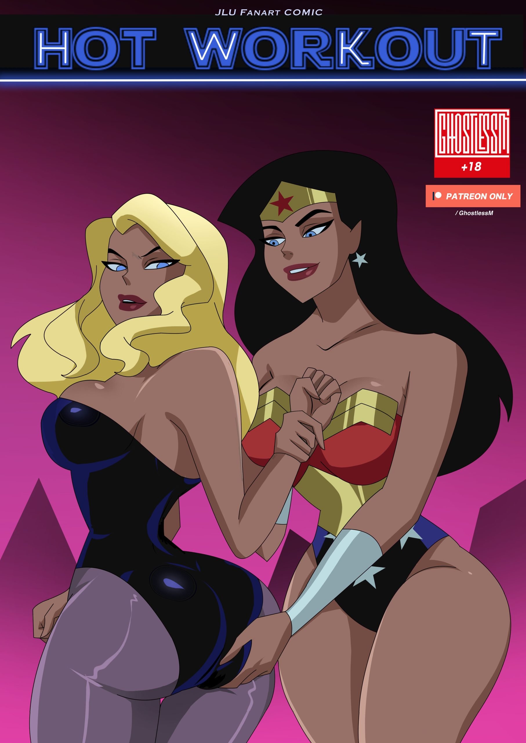 Wonder Woman Justice League Porn Vandalized - Hot Workout (Justice League) [GhostlessM] Porn Comic - AllPornComic
