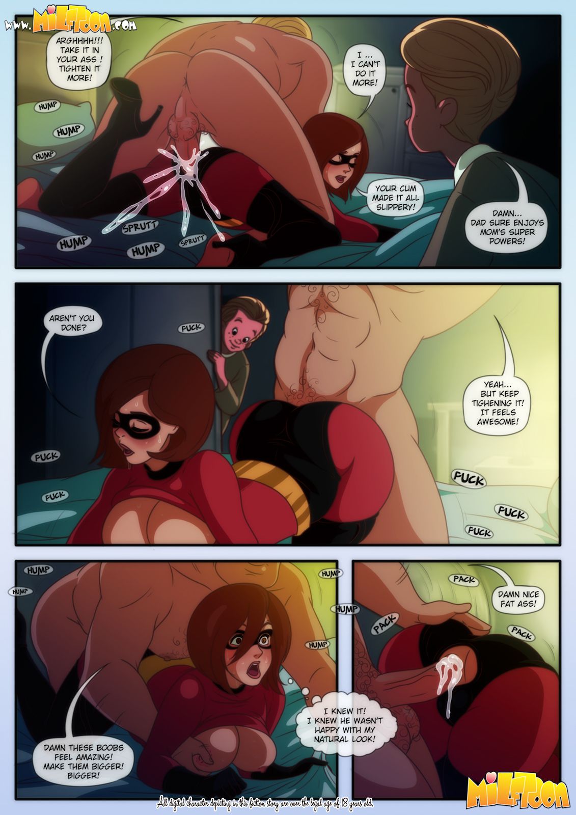 Milf toons the incredibles porn comic