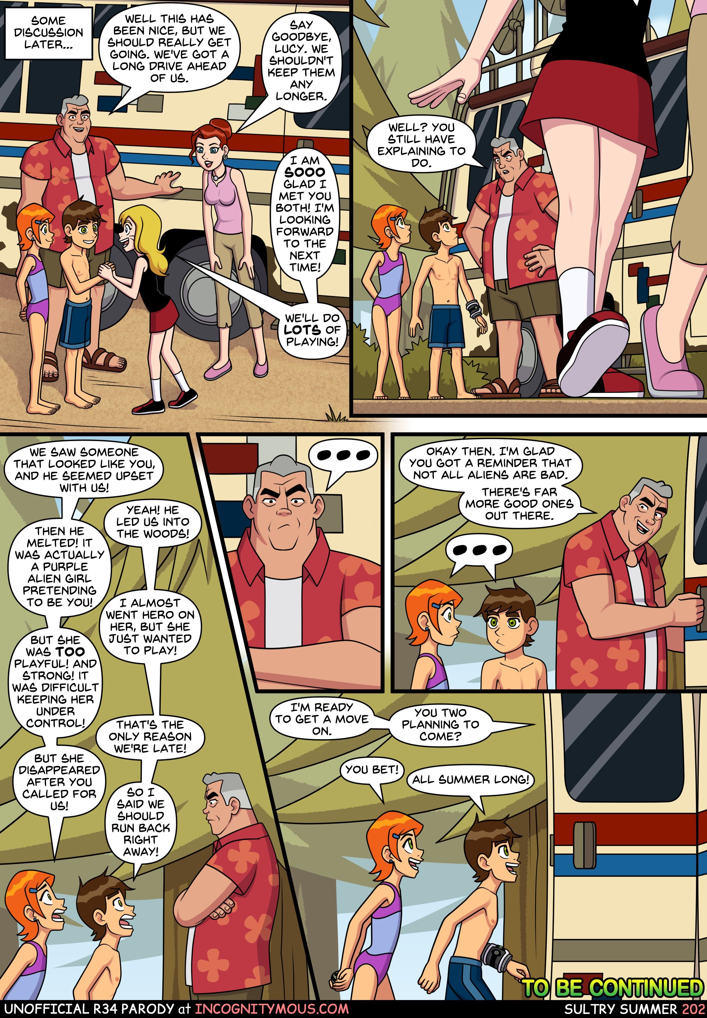 Sultry Summer Ben 10 Comic