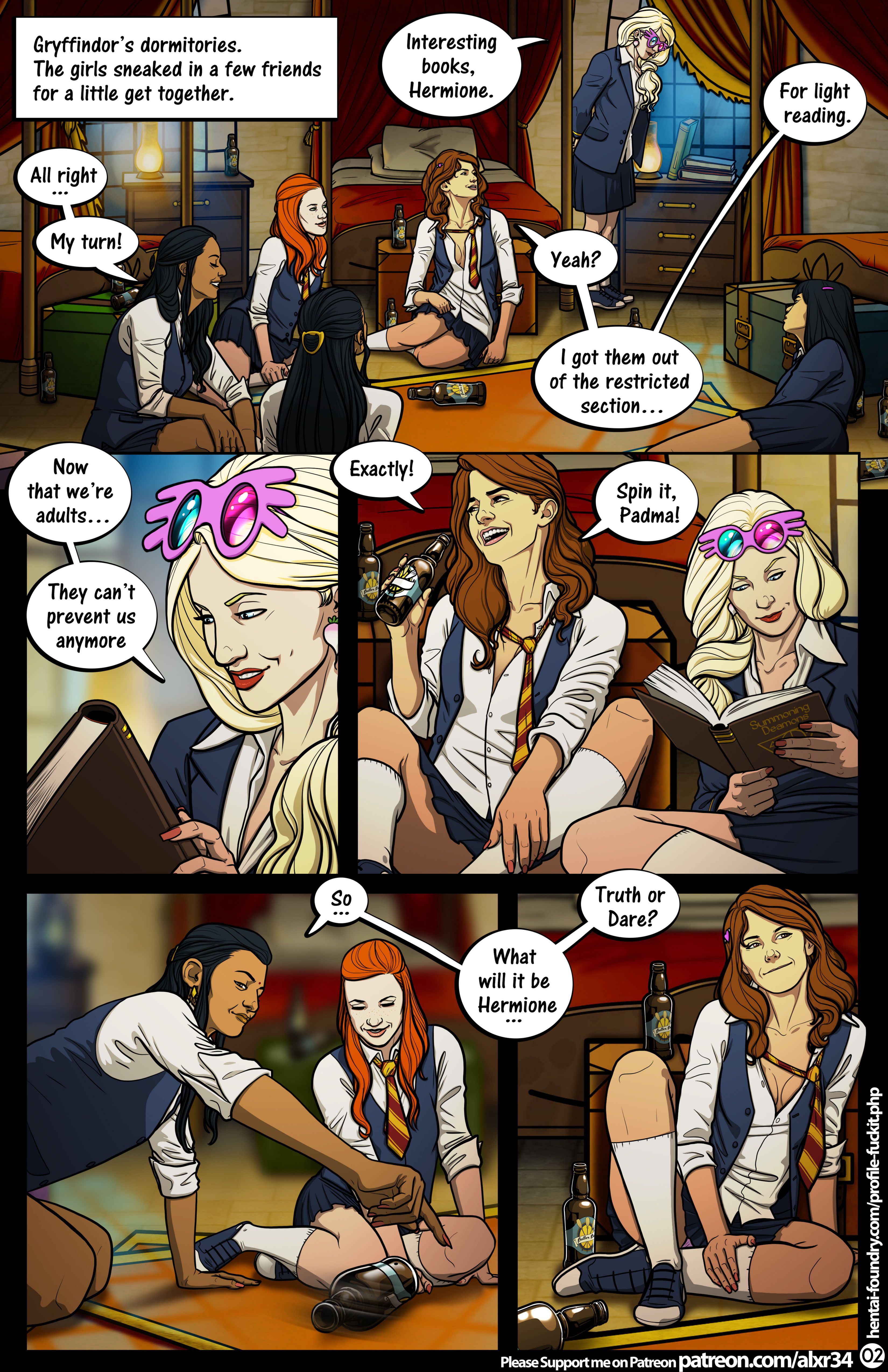 Harry por porn comics meanwhil in hogwarts truth or dare