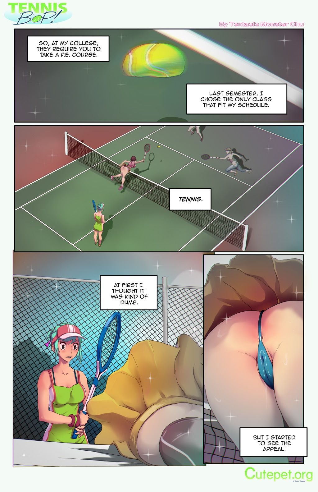 Tennis Porn Comics - Time Stop! And Bop [CutePet] - 2.1 . Tennis Bop! Back-End-Spin - Chapter  2.1 - Extra [CutePet] - AllPornComic