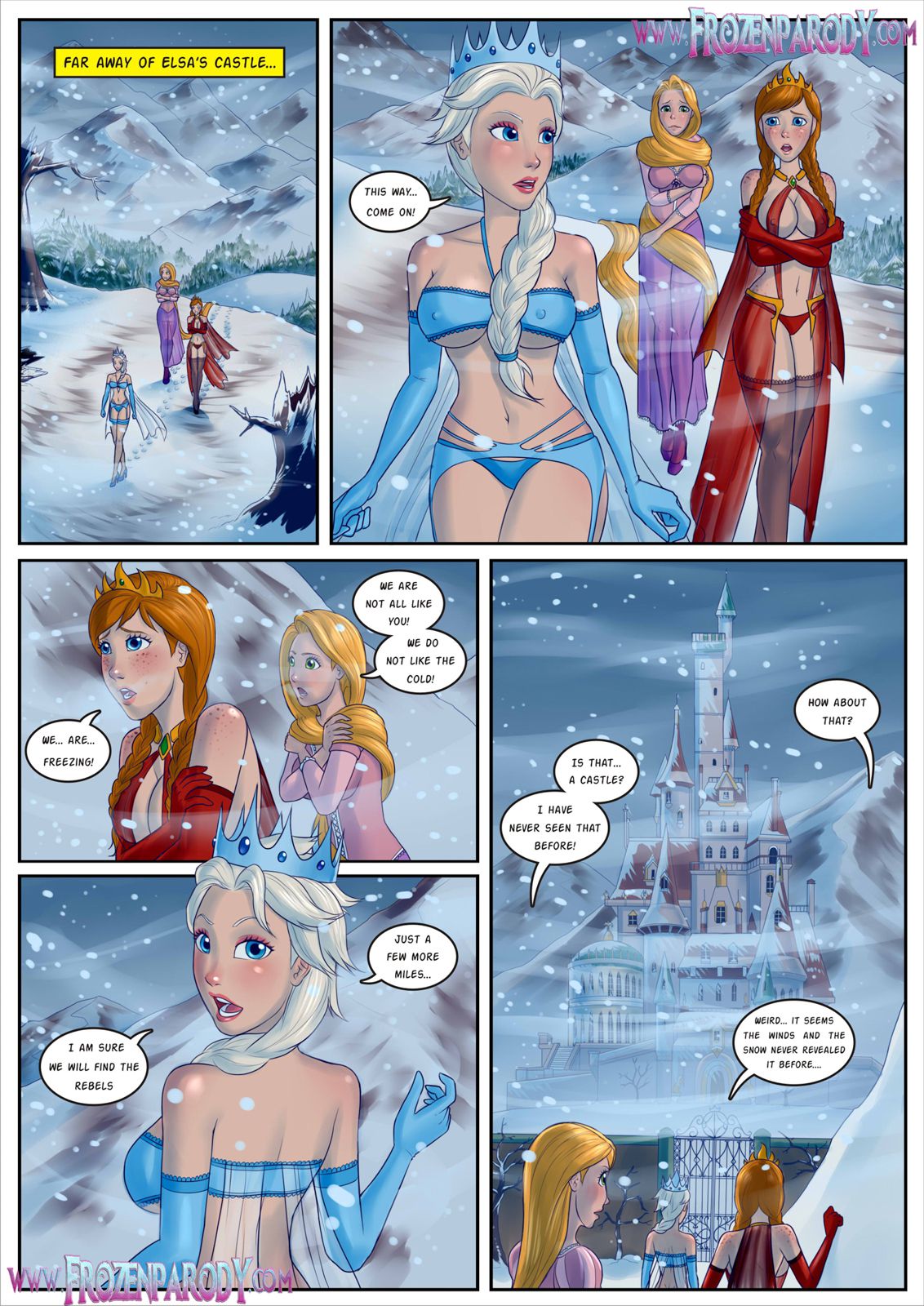 Free frozen porn comics