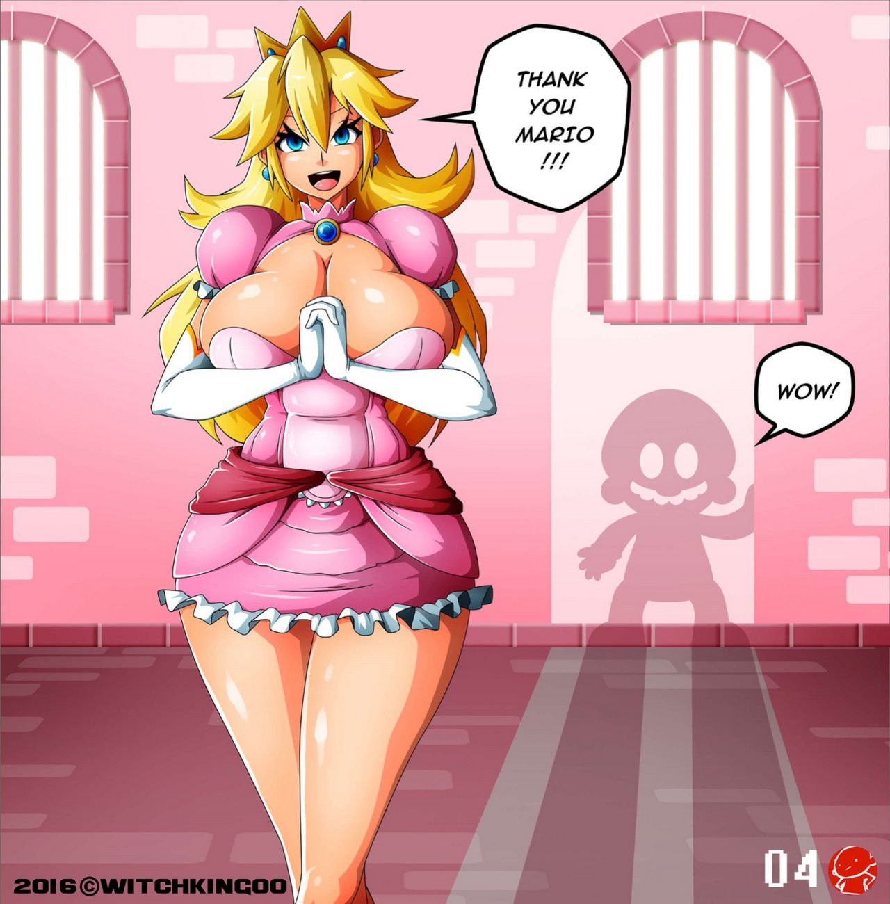 Princess peach thank you mario porn comic
