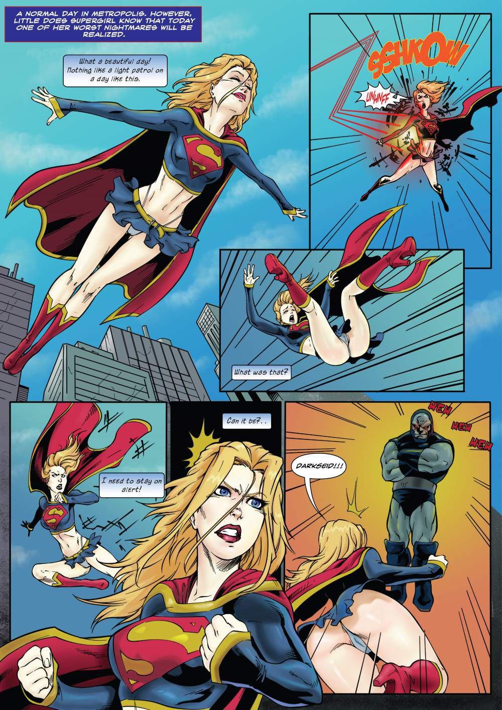Supergirl Hentai Bondage - Supergirl's Last Stand (Justice League) [R_EX] - 1 . Supergirl's Last Stand  - Chapter 1 (Justice League) [R_EX] - AllPornComic