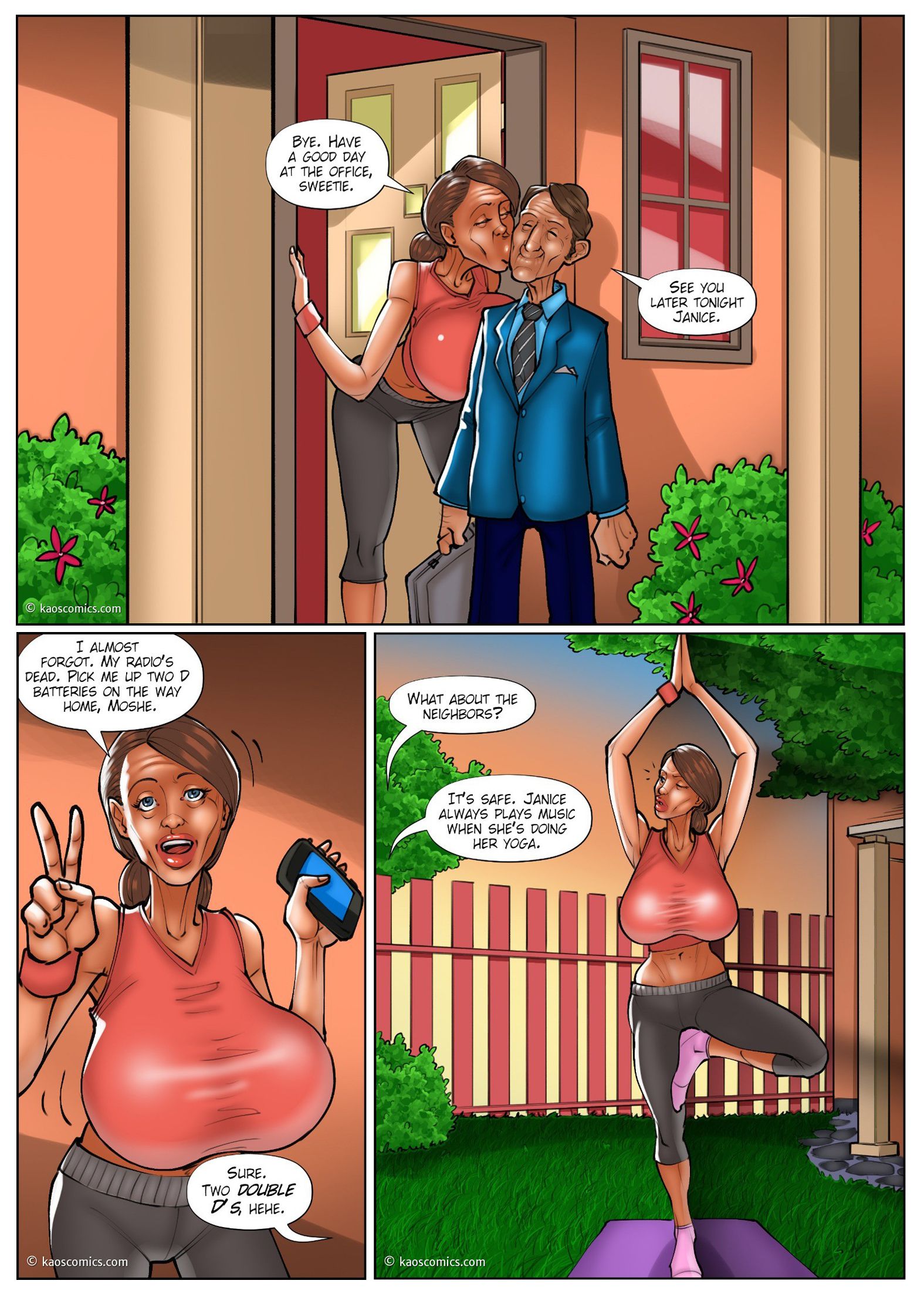 The Wife And The Black Gardeners KAOS Comics - 3  pic image