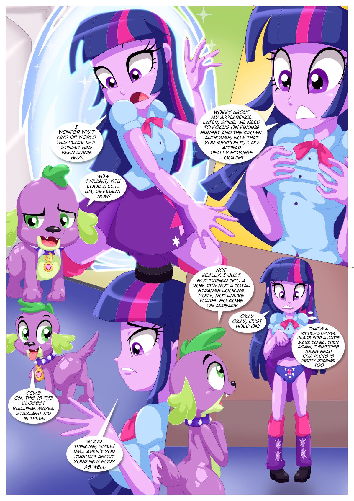 Sexquestria Girls (My Little Pony – Equestria Girls) [Palcomix] - 1 .  Sexquestria Girls - Chapter 1 (My Little Pony - Equestria Girls) [Palcomix]  - AllPornComic