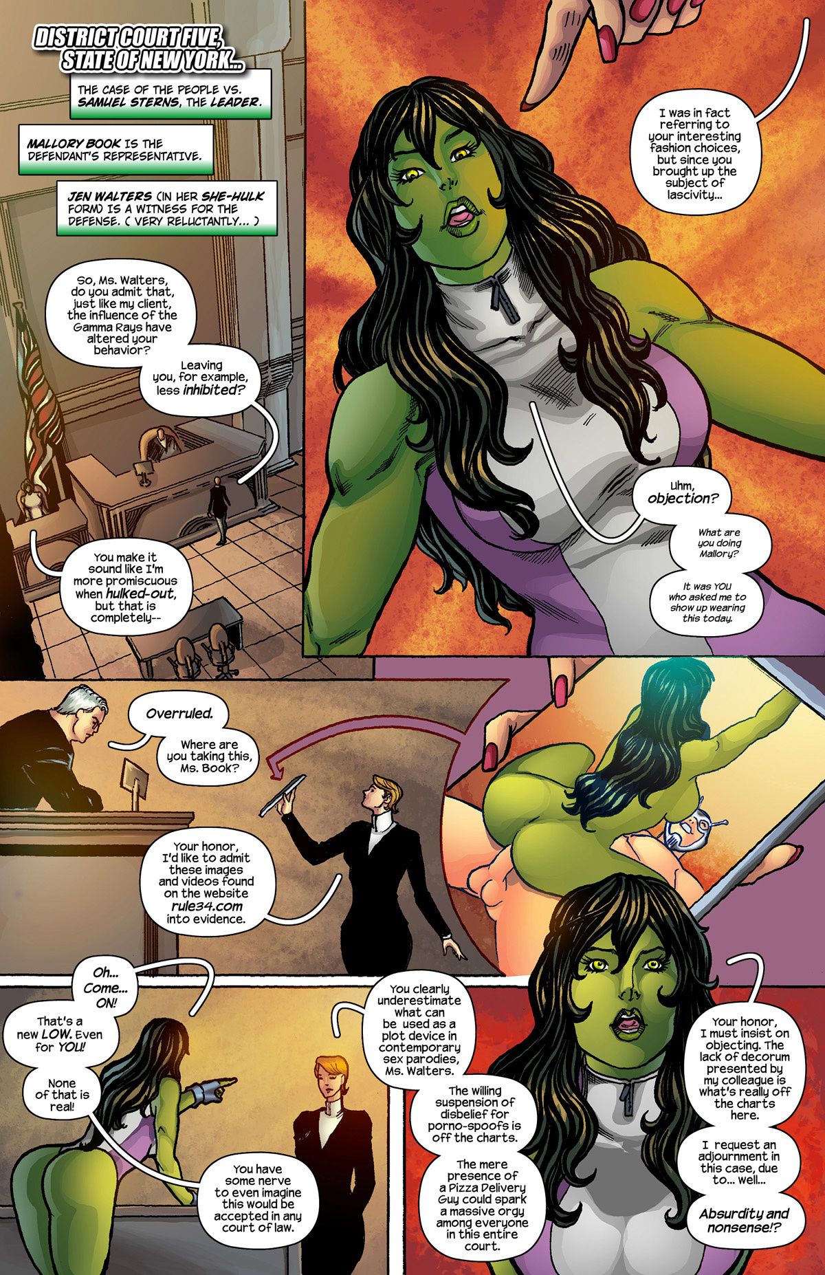 Spider woman and hulk porn comic
