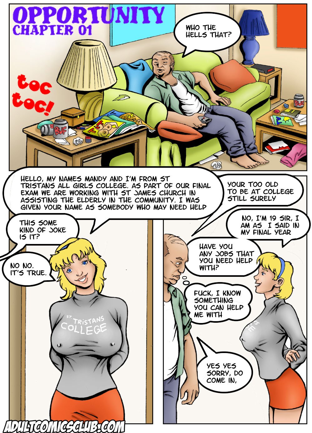 Old Mans Opportunity AdultComicsClub - 1  image