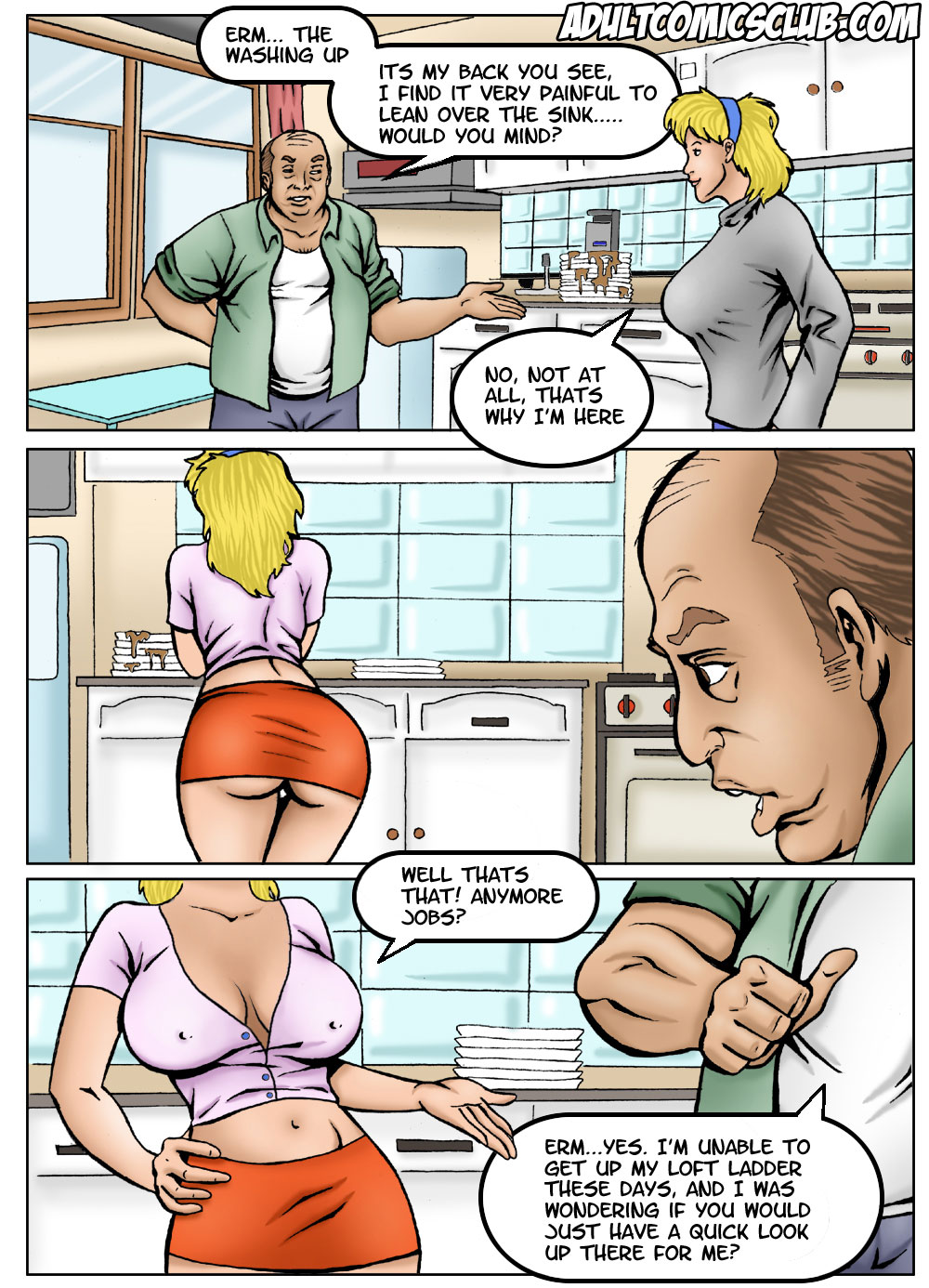 Old man opportunity comic porno