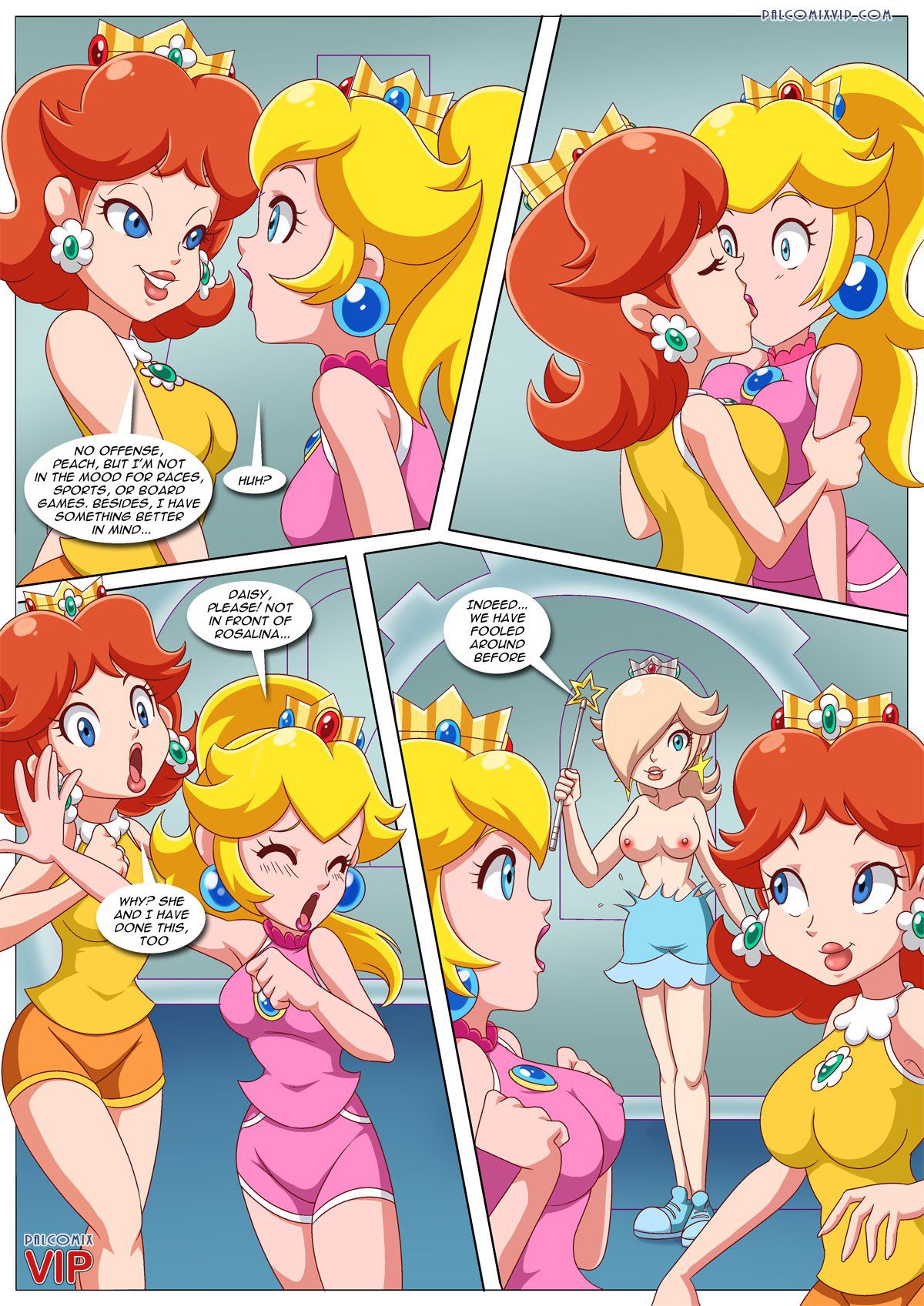 Rosalina peach and daisy porn comics