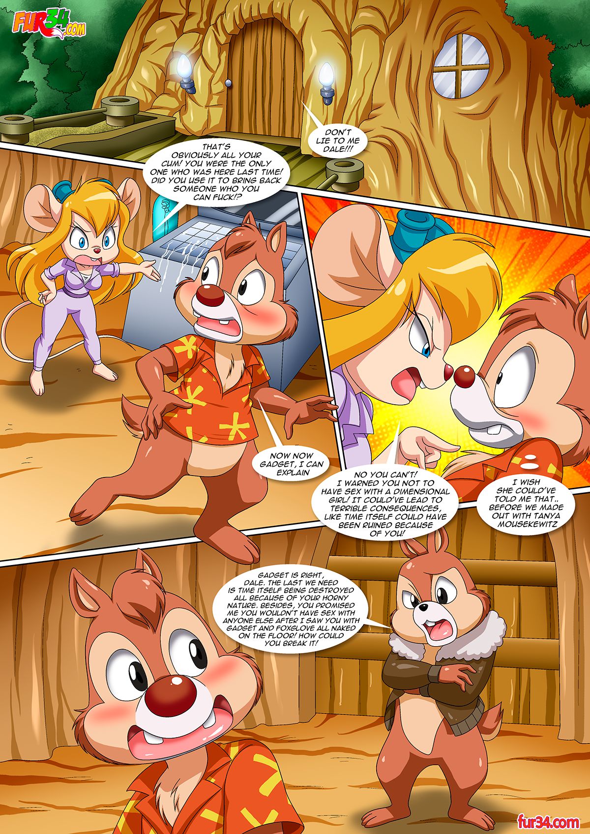 Chip and dale porn comics