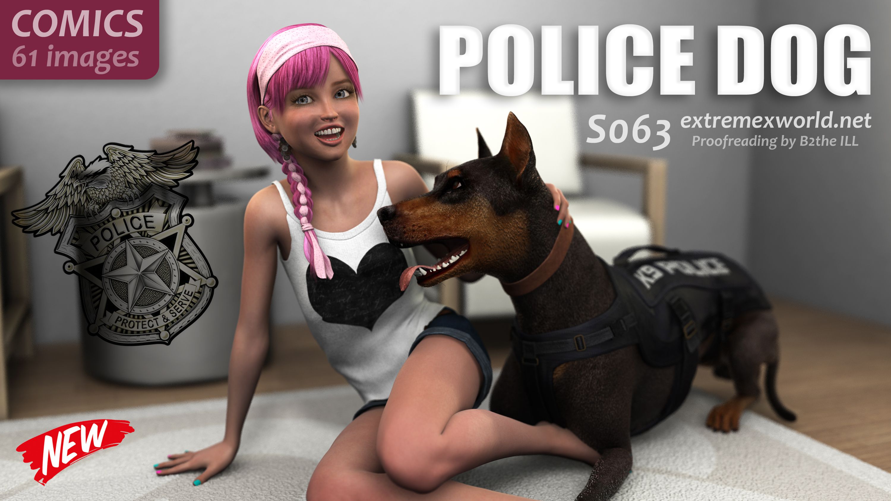 Police Dog Furry Porn - Police Dog [ExtremeXWorld] - 1 . Police Dog - Chapter 1 [ExtremeXWorld] -  AllPornComic