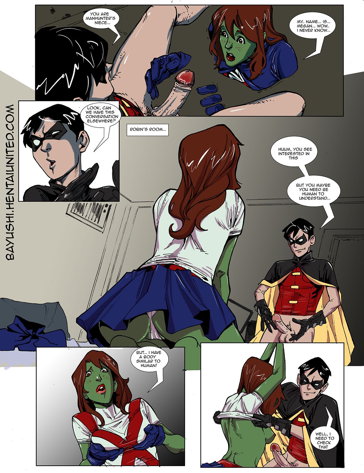 Robin young justice porn comic
