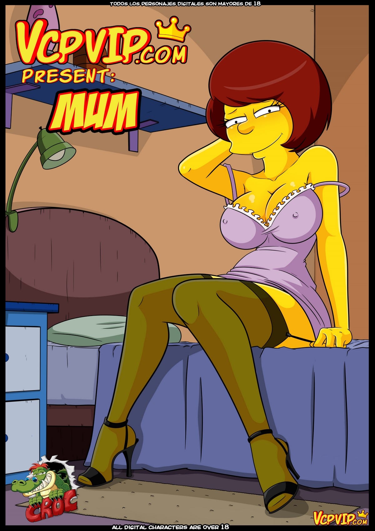 Mama (The Simpsons) [Croc] - 1 . Mama - Chapter 1 (The Simpsons) [Croc] -  AllPornComic