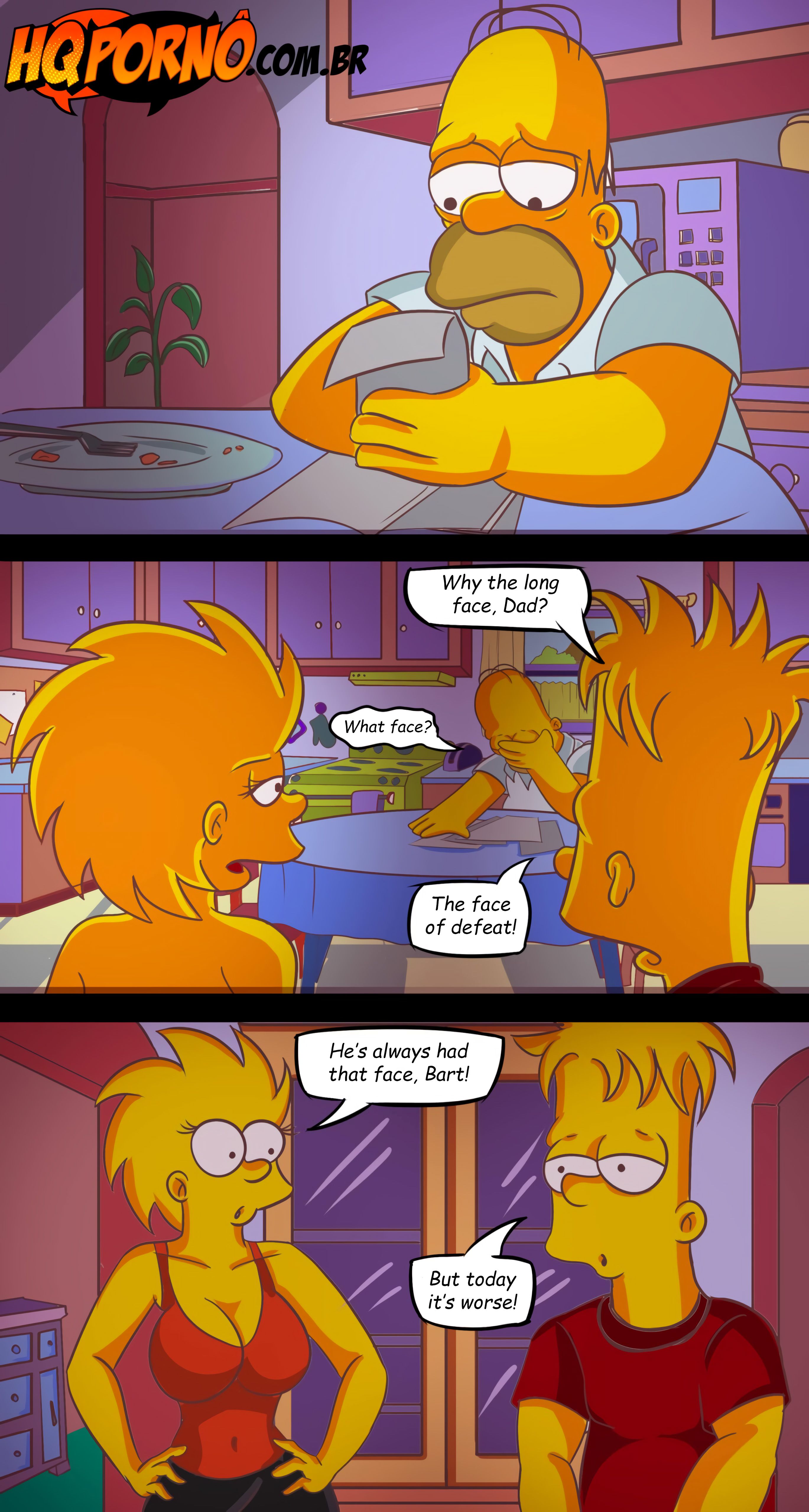 Homer bart lisa porn comic