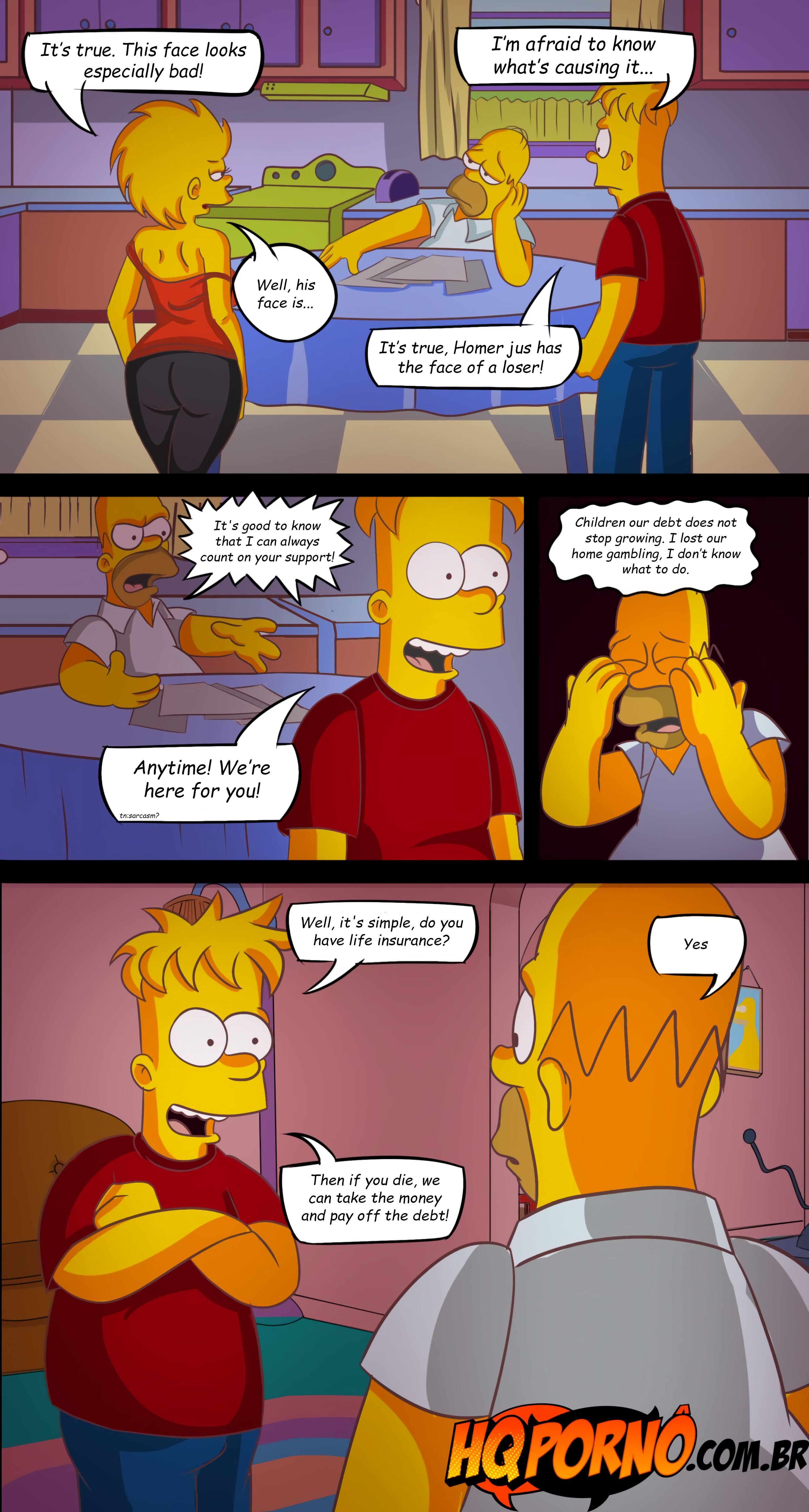 Homer bart lisa gay porn comic